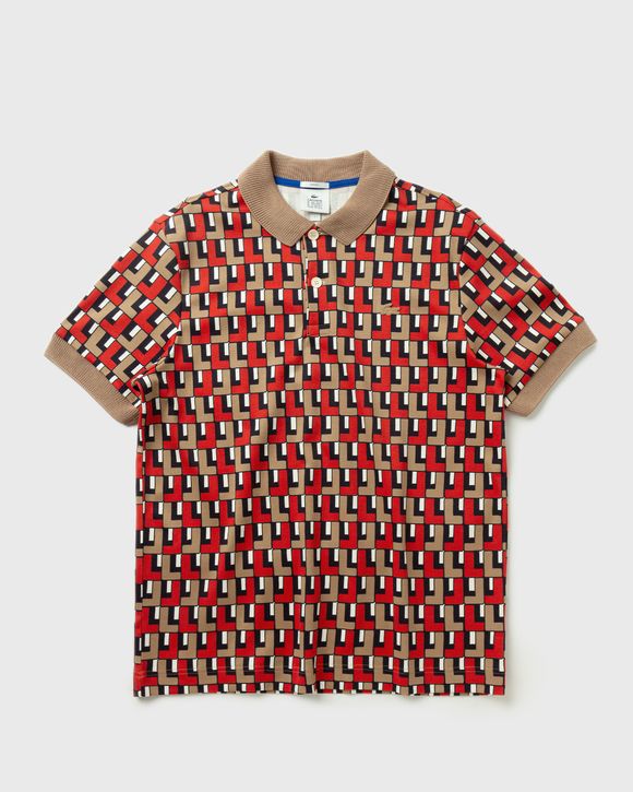 Standard Fit Print Cotton Polo Shirt