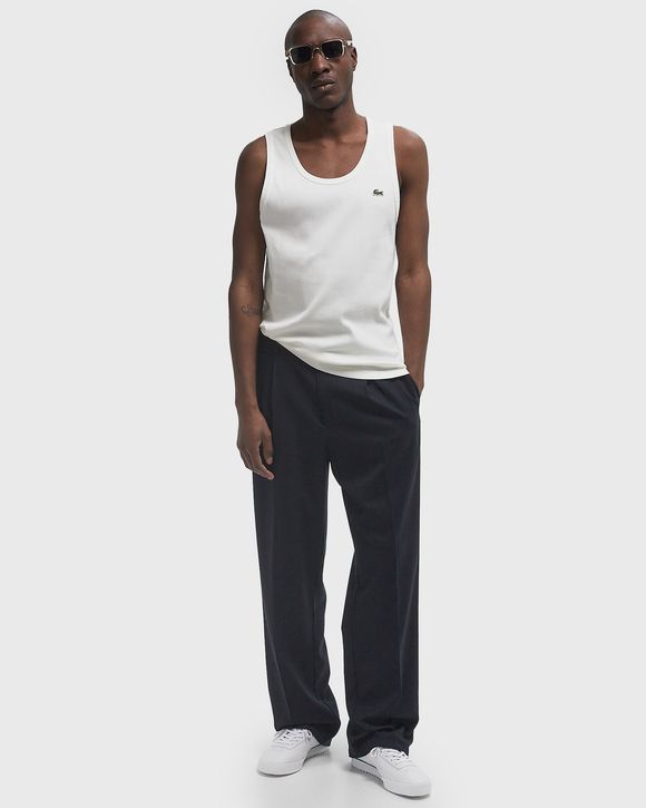 Slim Fit Ribbed Cotton Tank Top