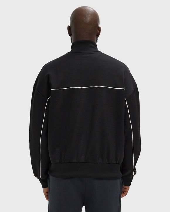 Trim Accent Zipped Sweatshirt