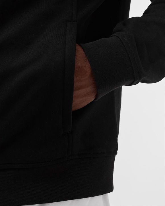 Zippered Stand-Up Collar Sweatshirt