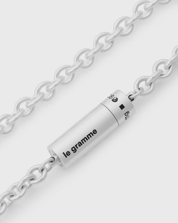 11g polished sterling silver chain cable bracelet  