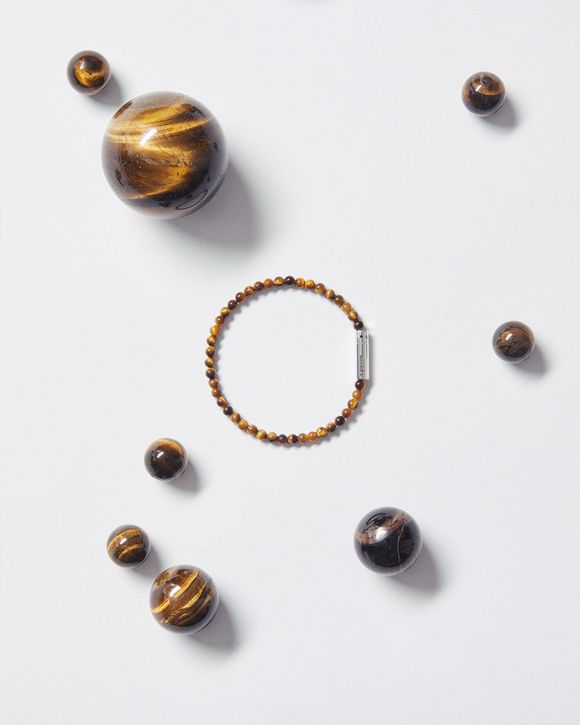 11G TIGER EYE BEADS BRACELET
