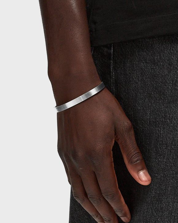 21g-brushed-sterling silver-ribbon-bracelet