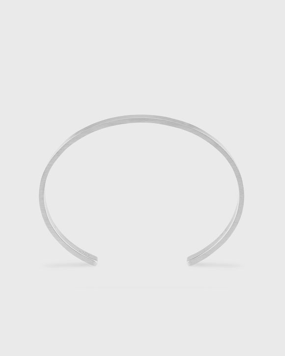 21g-brushed-sterling silver-ribbon-bracelet