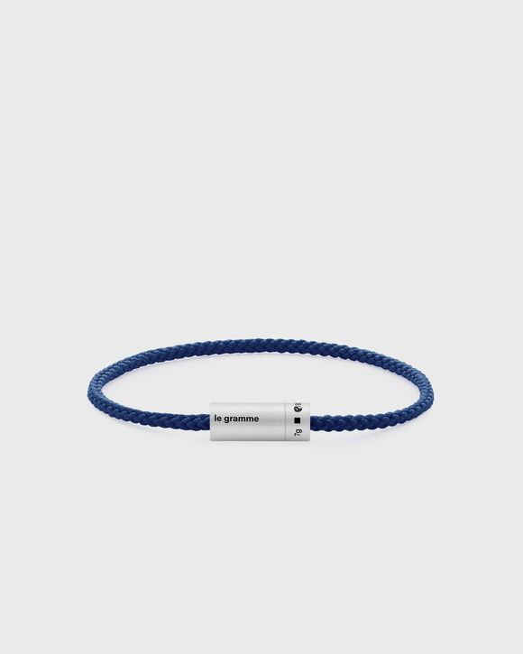 7g-brushed royal blue nato-cable-bracelet