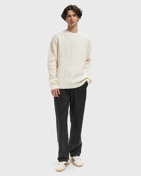 Eddie Wool Rib Crewneck Knit