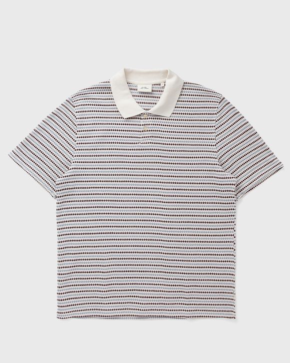 Knitted Stripe Polo