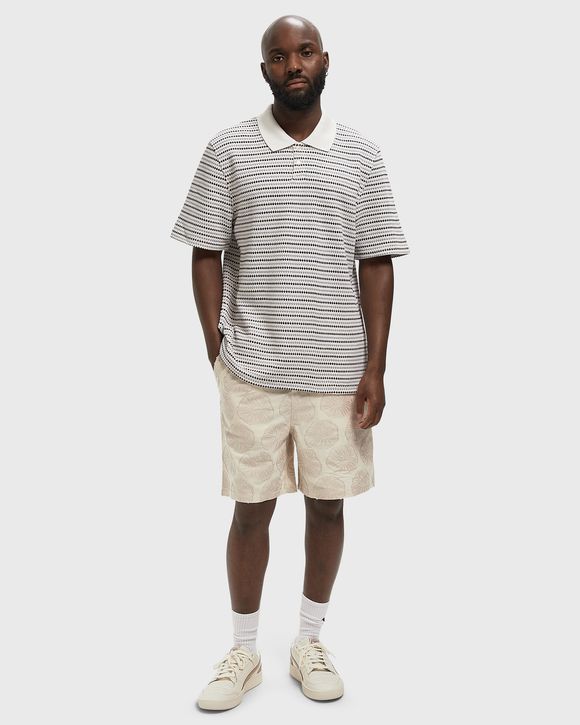 Knitted Stripe Polo