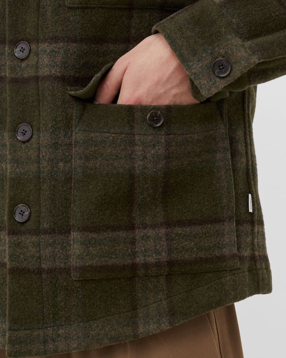 Kyle Check Wool Hybrid Shirt