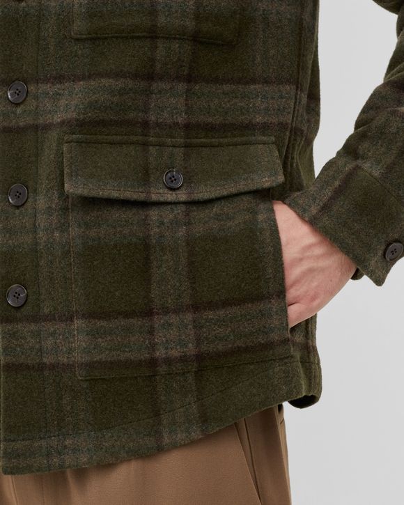 Kyle Check Wool Hybrid Shirt