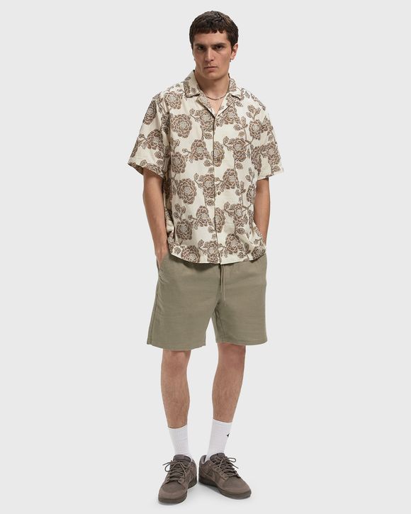 Lesley Flower Jacquard SS Shirt