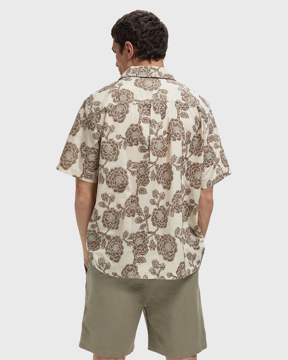 Lesley Flower Jacquard SS Shirt