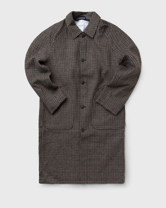 Michael Houndstooth Wool Coat