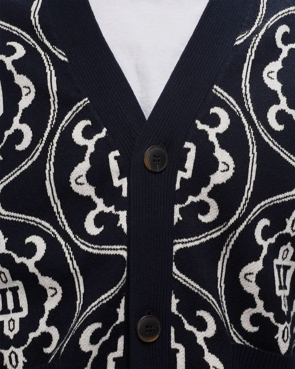 Ornament Intarsia Cardigan