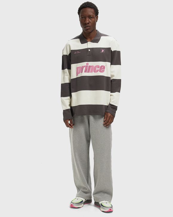 Prince Striped LS Polo