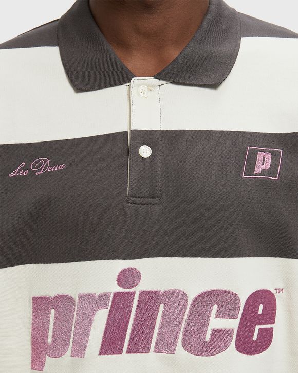 Prince Striped LS Polo