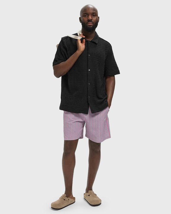 Stan Stripe Seersucker Swim Shorts