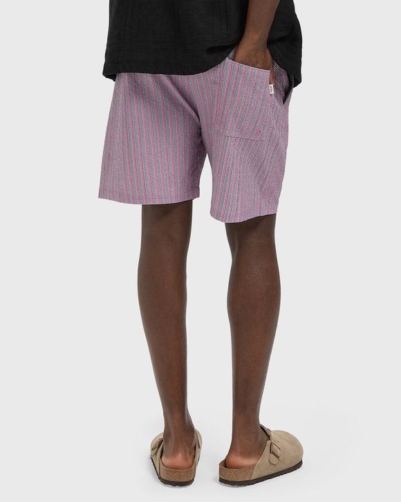 Stan Stripe Seersucker Swim Shorts