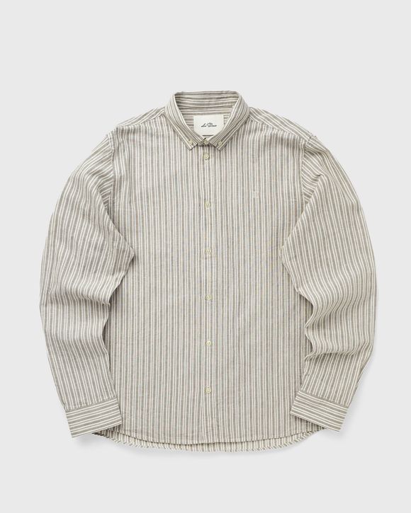 Stripe Cotton-Linen Shirt