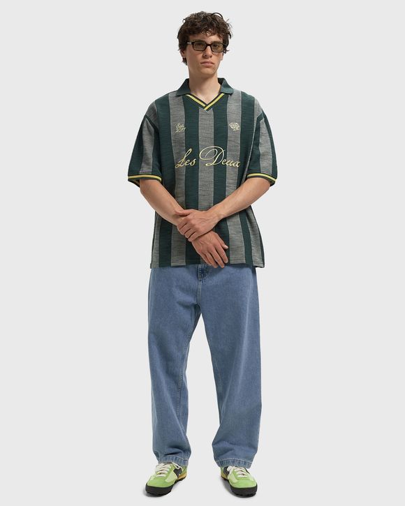 Stripe Jacquard Football Jersey