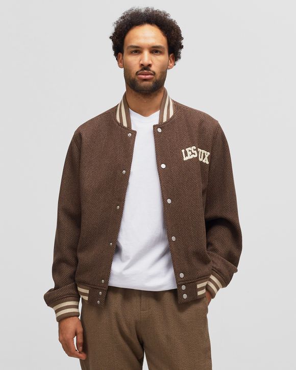 Varsity Herringbone Wool Jacket