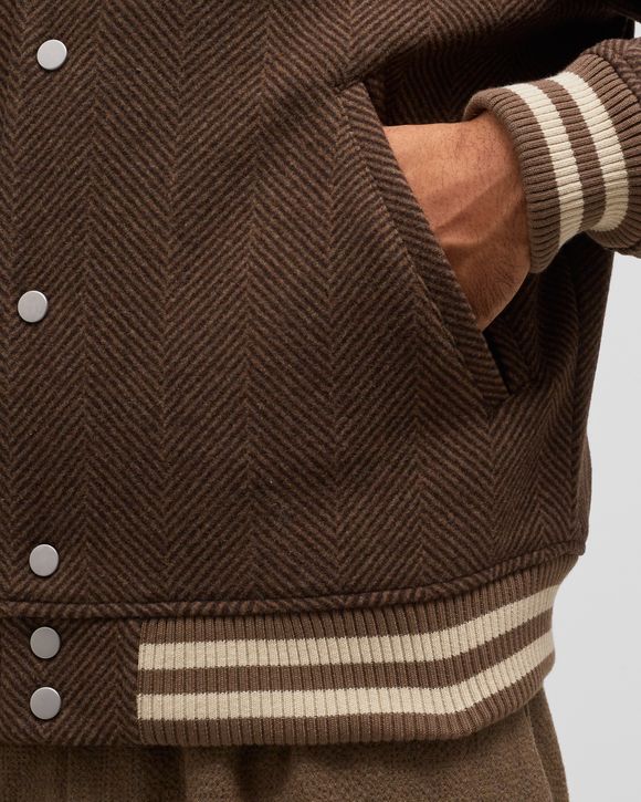 Varsity Herringbone Wool Jacket
