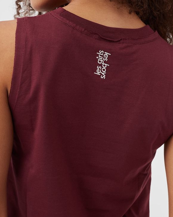 SINGLE JERSEY DECONSTRUCTED CROPPED TOP