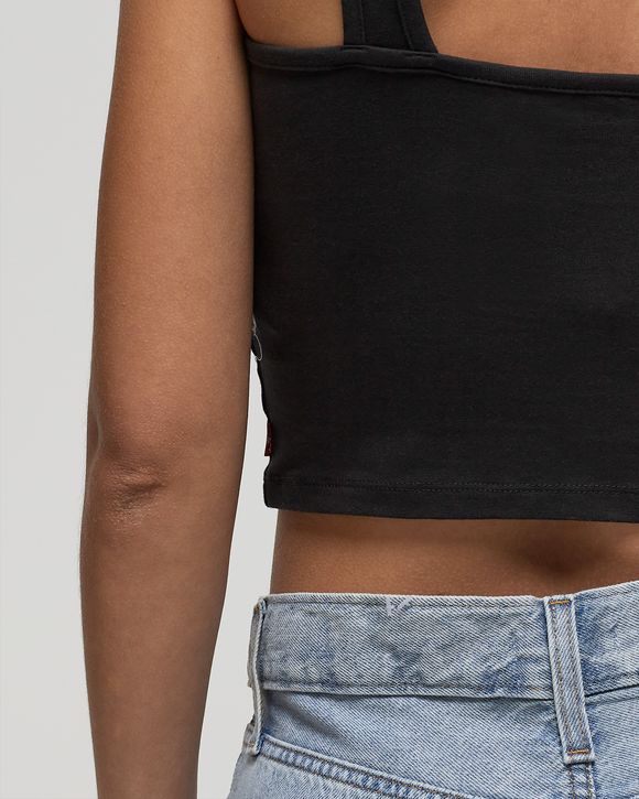 MARS CORSET TANK BLACKS