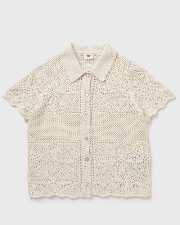 SUSANNA FLORAL CROCHET SHIRT