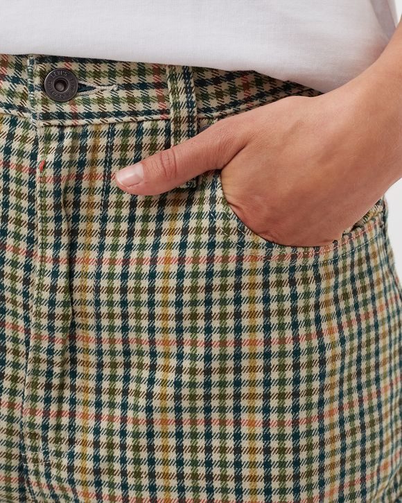 WMNS LEVI'S MADE & CRAFTED BARREL NAVIGATOR PLAID PANTS