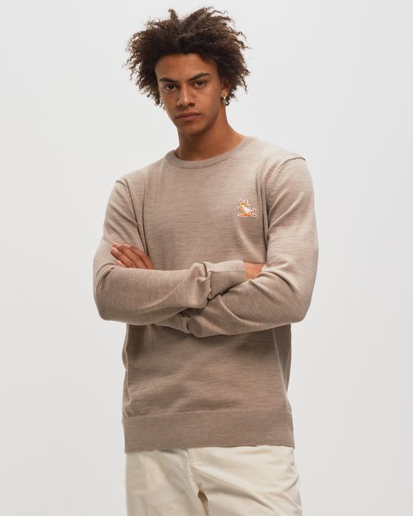 CHILLAX FOX PATCH CLASSIC R-NECK JUMPER