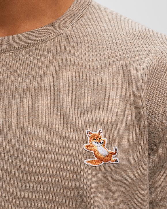 CHILLAX FOX PATCH CLASSIC R-NECK JUMPER
