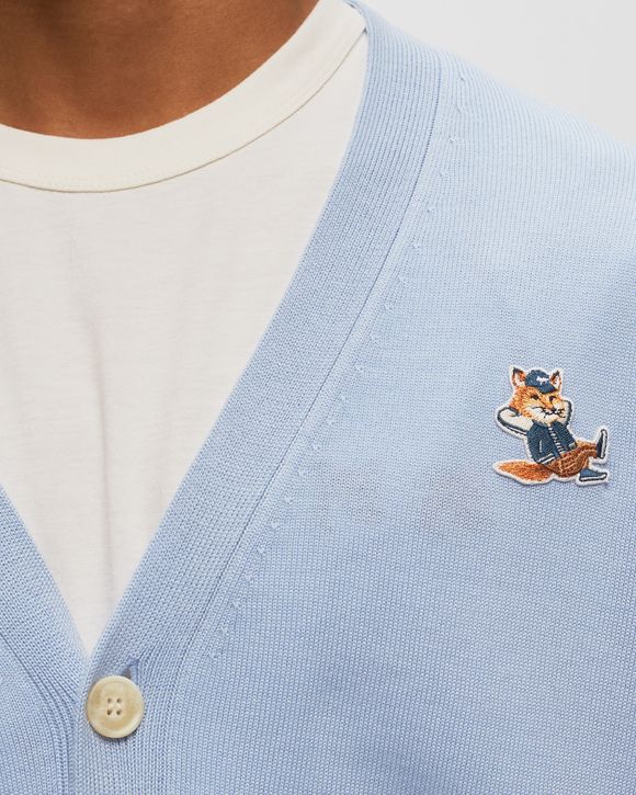 DRESSED FOX PATCH RELAXED CARDIGAN