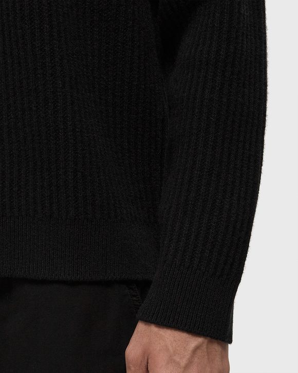 FOX HEAD WOOL RIBBED POLO JUMPER