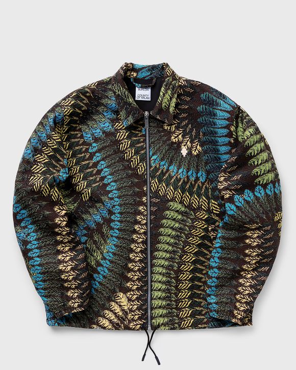 AOP FEATHERS COACH JKT