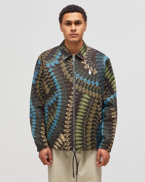 AOP FEATHERS COACH JKT