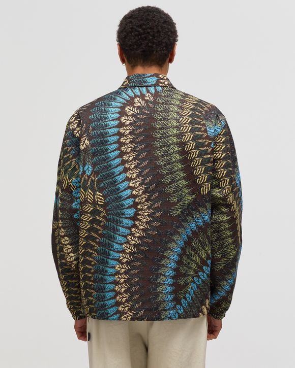 AOP FEATHERS COACH JKT