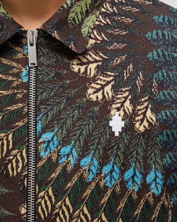 AOP FEATHERS COACH JKT