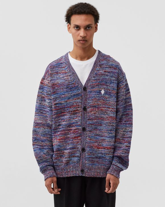 CROSS COLORFUL KNIT CARDIGAN