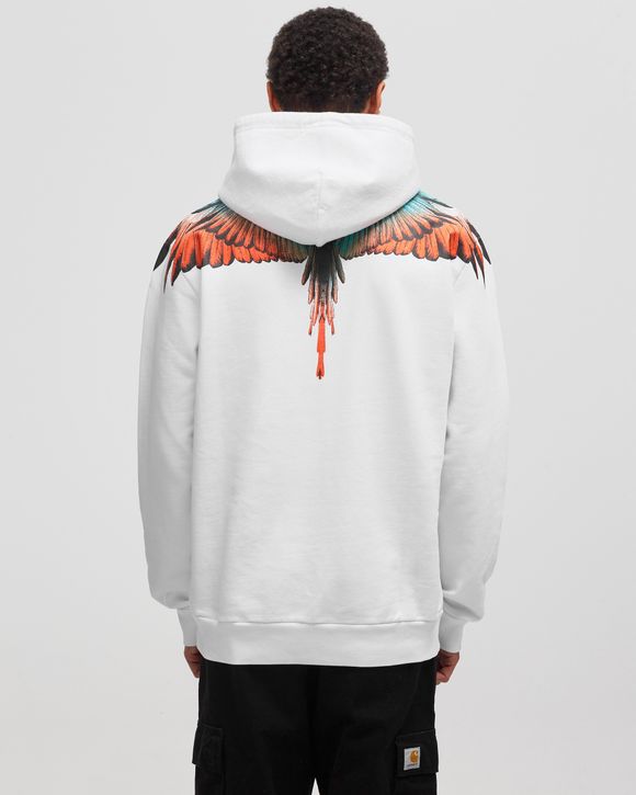 Marcelo Burlon ICON WINGS REGULAR HOODIE White | BSTN Store