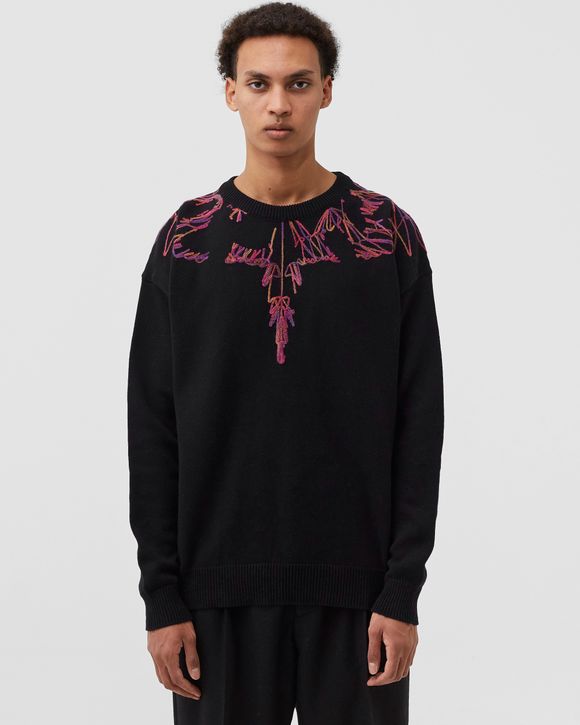 WINGS KNIT RELAX SLIM CREW 