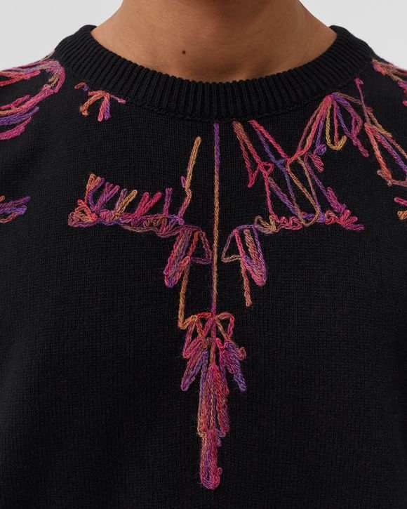 WINGS KNIT RELAX SLIM CREW 