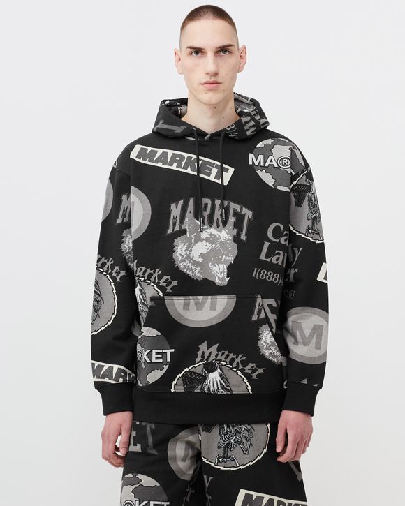Monogram AOP Grayscale Hoodie