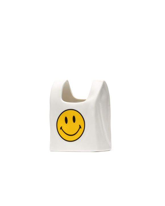 Smiley Bag Ceramic Pen Holder
