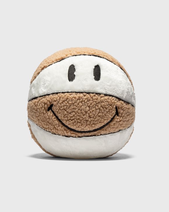 Smiley Sherpa Basketball Pillow