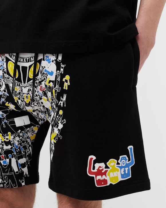 Smiley Worls Bball Game Shorts
