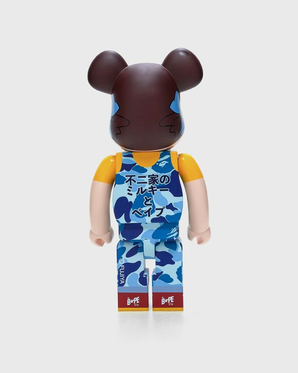 BEARBRICK 1000% BAPE X PEKO-CHAN BLUE