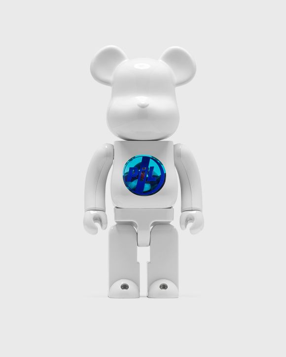 BEARBRICK 1000% PIL WHITE CHROME