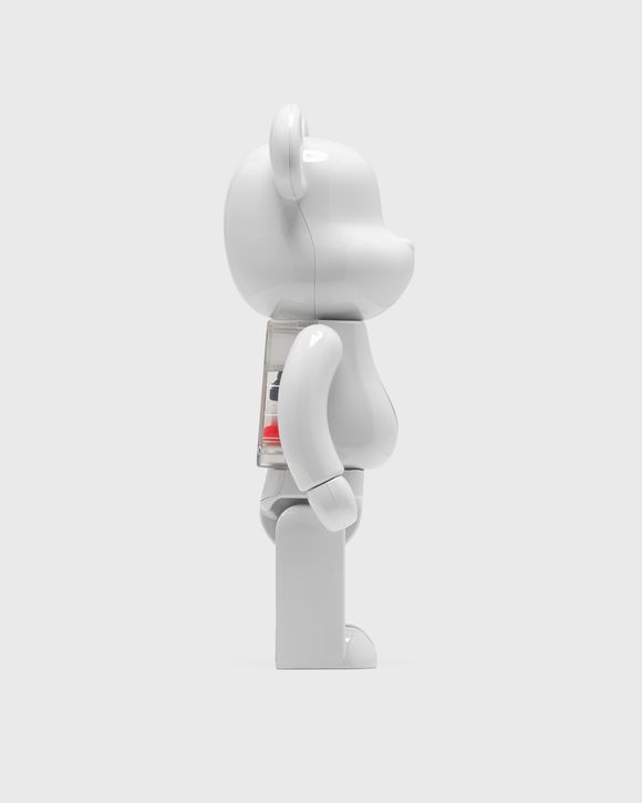 BEARBRICK 1000% PIL WHITE CHROME
