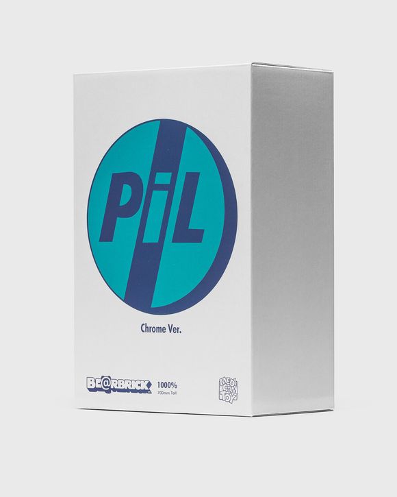 BEARBRICK 1000% PIL WHITE CHROME